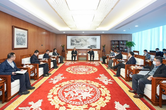 华能集团舒印彪、邓建玲会见哈电集团曹志安、吴伟章