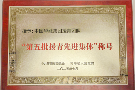 華能援青團隊榮獲“第五批援青先進集體”